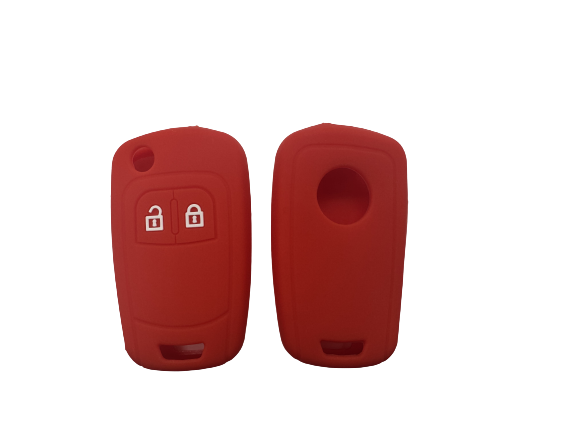 KU-CULLA156 CUBRE LLAVE DE SILICONA CHEVROLET SPIN - TRACKER - AGILE - COLOR ROJO
