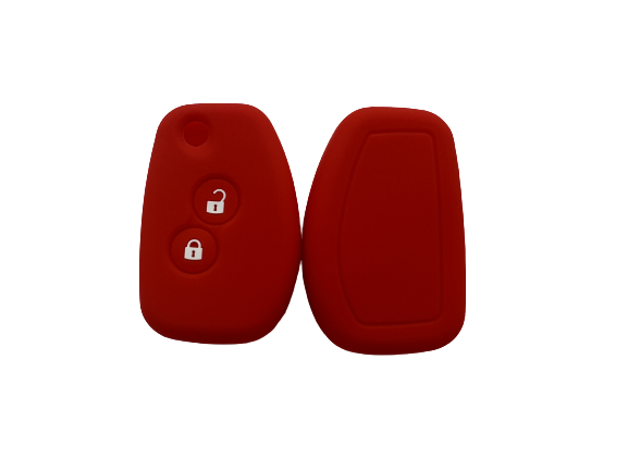 KU-CULLA190 CUBRE LLAVE DE SILICONA REANULT SANDERO - CLIO - LOGAN - DUSTER - COLOR ROJO