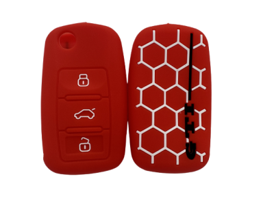 KU-CULLA059 CUBRE LLAVE DE SILICONA VW GTI GOLF BLUE