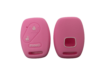KU-CULLA180 CUBRE LLAVE DE SILICONA HONDA FIT - CIVIC CITI - CRV 2 BOTONES - COLOR ROSA