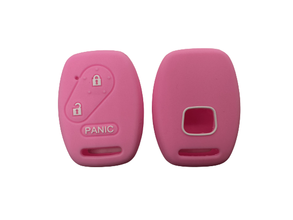 KU-CULLA180 CUBRE LLAVE DE SILICONA HONDA FIT - CIVIC CITI - CRV 2 BOTONES - COLOR ROSA