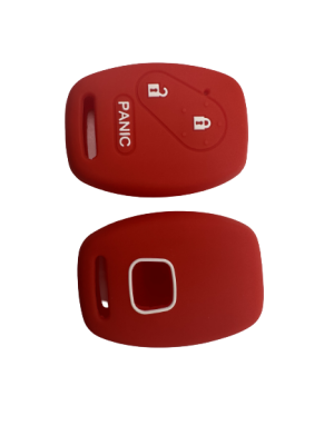 KU-CULLA179 CUBRE LLAVE DE SILICONA HONDA FIT - CIVIC CITI - CRV 2 BOTONES - COLOR ROJO