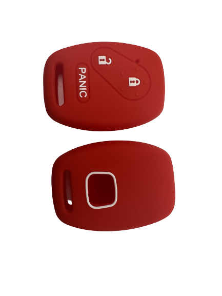 KU-CULLA179 CUBRE LLAVE DE SILICONA HONDA FIT - CIVIC CITI - CRV 2 BOTONES - COLOR ROJO