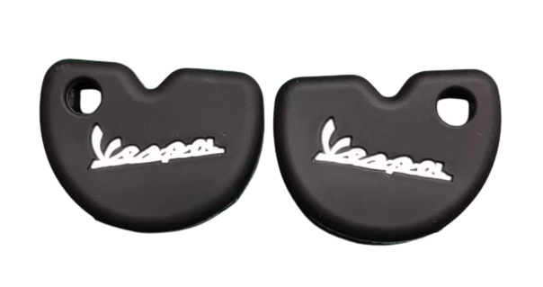 KU-CULLA231 CUBRE LLAVE DE SILICONA VESPA MOTOS - COLOR NEGRO