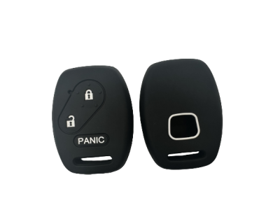 KU-CULLA177 CUBRE LLAVE DE SILICONA HONDA FIT - CIVIC CITI - CRV 2 BOTONES - COLOR NEGRO