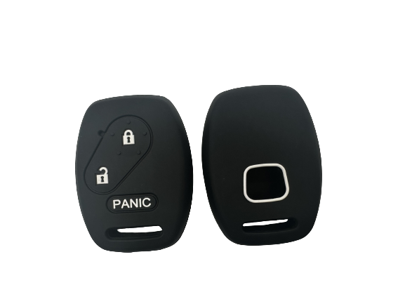 KU-CULLA177 CUBRE LLAVE DE SILICONA HONDA FIT - CIVIC CITI - CRV 2 BOTONES - COLOR NEGRO