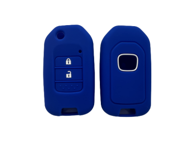 KU-CULLA174 CUBRE LLAVE DE SILICONA HONDA FIT HRV LINEA NUEVA 2 BOTONES - COLOR AZUL