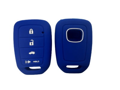 KU-CULLA170 CUBRE LLAVE DE SILICONA HONDA FIT 3 BOTONES - COLOR AZUL