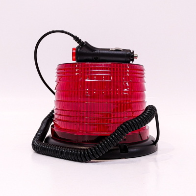 PREWARRED BALIZA GIRATORIA LED BALIZA GIRATORIA LED 12V - 24V COLOR ROJA CON CONEXION A TOMA 12V