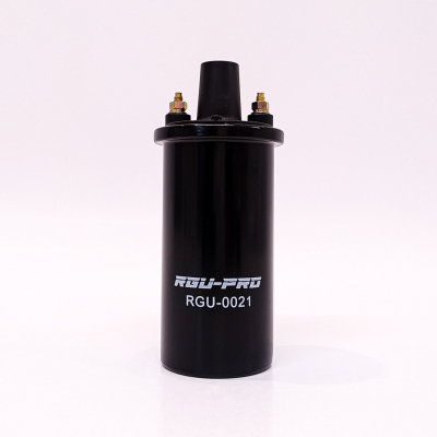 RGU0021 BOBINA DE IGNICION UNIVERSAL C/ENCENDIDO A PLATINOS PARA VEHÍCULOS DE 12V 