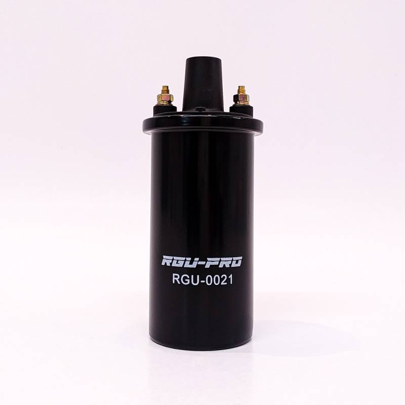 RGU0021 BOBINA DE IGNICION UNIVERSAL C/ENCENDIDO A PLATINOS PARA VEHÍCULOS DE 12V