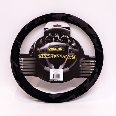 CV084 CUBRE VOLANTE MODELO US ARMY MILITAR GRIS 38*8.2CM 25 UNIDADES POR CAJA