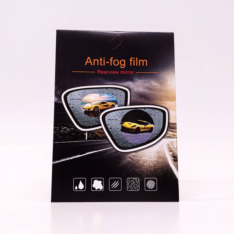 FILM001 FILM PARA ESPEJO LATERAL JUEGO DE FILM ANTI EMPAÑANTE PARA RECORTAR OVALADO    MEDIDAS 95*135 MM