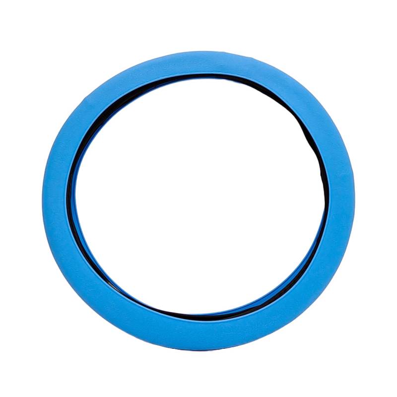 CV126 CUBRE VOLANTE SILICONA PREMIUM AZUL PARA USO EN 36, 38 Y 40.