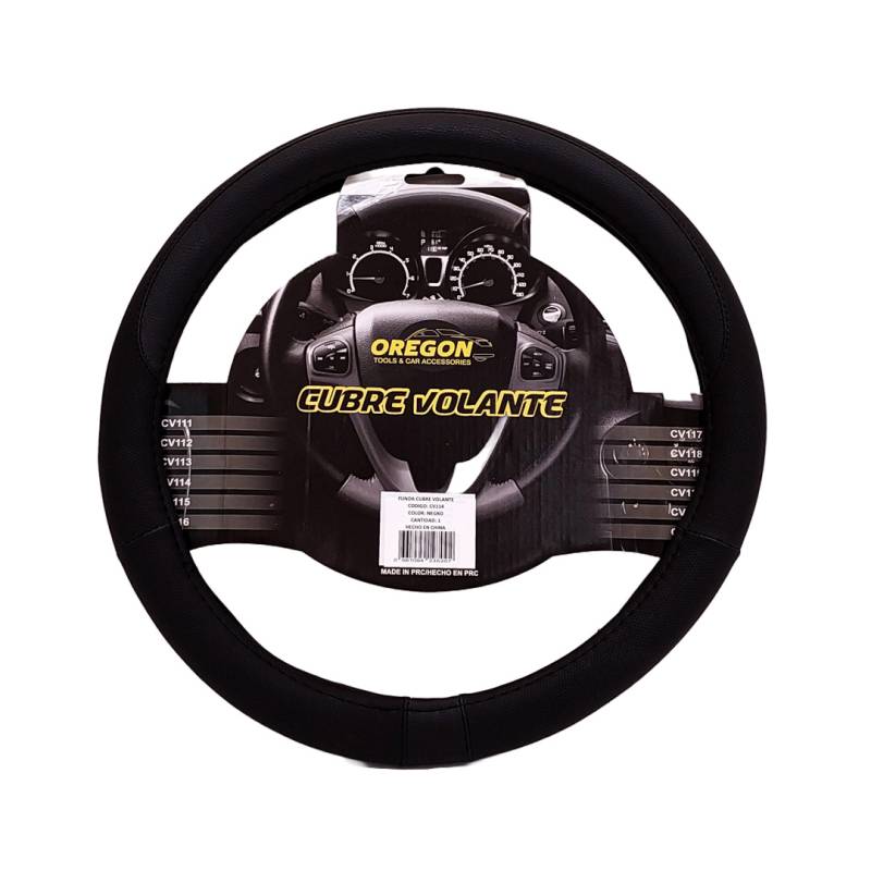 CV114 CUBRE VOLANTE MODELO NEED FOR SPEED CUERO SINTENTICO NEGRO / NEGRO 38*8.2CM 25 UNIDADES POR CAJA