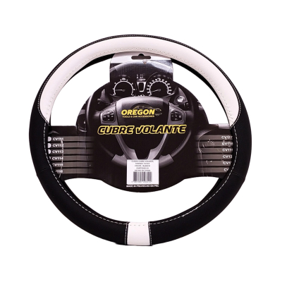 CV115 CUBRE VOLANTE MODELO NEED FOR SPEED CUERO SINTENTICO NEGRO / BLANCO 38*8.2CM 25 UNIDADES POR CAJA