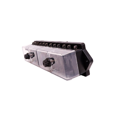 10012 FUSIBLERA (CODIGO ANTERIOR: DV-1104) FUSIBLERA 12 VIAS FUSIBLE FICHA