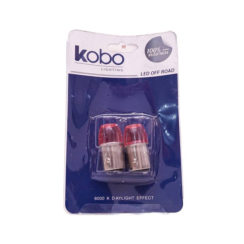 LED13822FLAROJ LED SEÑALIZACION CERAMIK BLISTER X2 - 1034 / 1157 / P21/5W LED CERAMIK 5630 FLASH - ROJO 24V