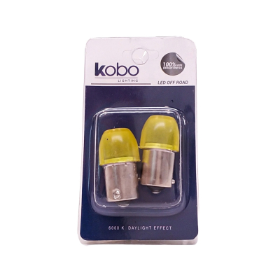 LED12821FLAYE LED CERAMIK BLISTER X 2 67 / 1003 / 1141 - 1156 - P21W LED CERAMIK 5630 FLASH -AMBAR 12V