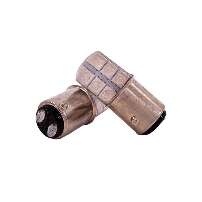 LED13499SILAMB LED SEÑALIZACION SILICA BLISTER X 2 1034 - 1157 - P21/5W 12 LED COB SILICA - AMBAR  24V   BLISTER X 2  UNIDADES