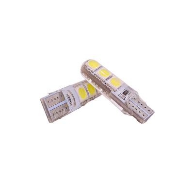 LED13961SILBL LED SEÑALIZACION SILICA BLISTER X 2 2821 - T10 - W5W - 6 LED 2835 SILICONADO CANBUS BLANCO 24V BLISTER X 2 UNIDADES