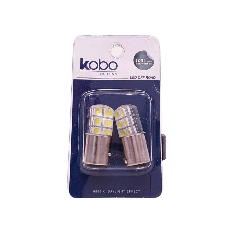 LED13499SIL LED SEÑALIZACION SILICA BLISTER X 2 1034 / 1157 - P21/5W 6 LED 5050 SILICONADO BLANCO 24V BLISTER X 2 UNIDADES 0