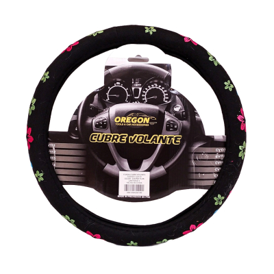 CV113 CUBRE VOLANTE MODELO FLORES DE PRIMAVERA   38*8.2CM 25 UNIDADES POR CAJA