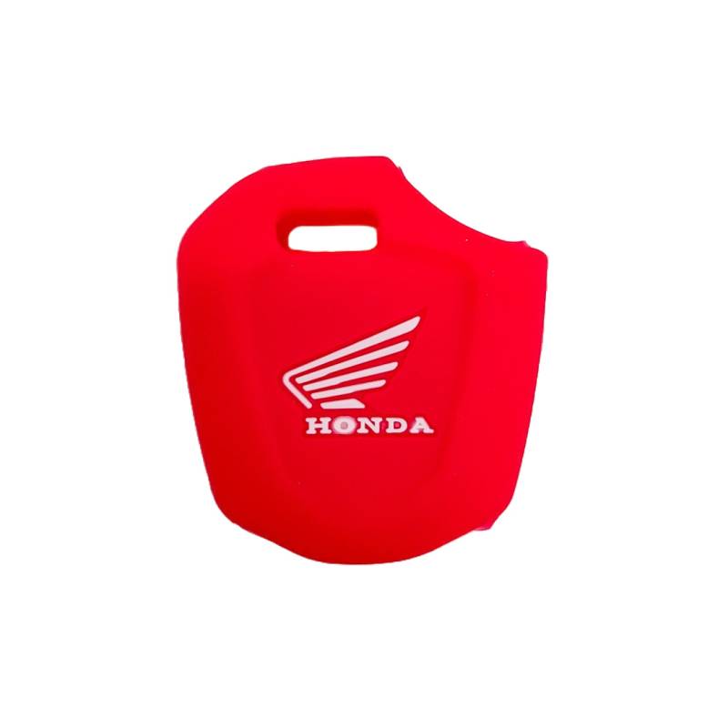 KU-CULLA183 CUBRE LLAVE DE SILICONA HONDA MOTOS - COLOR ROJO