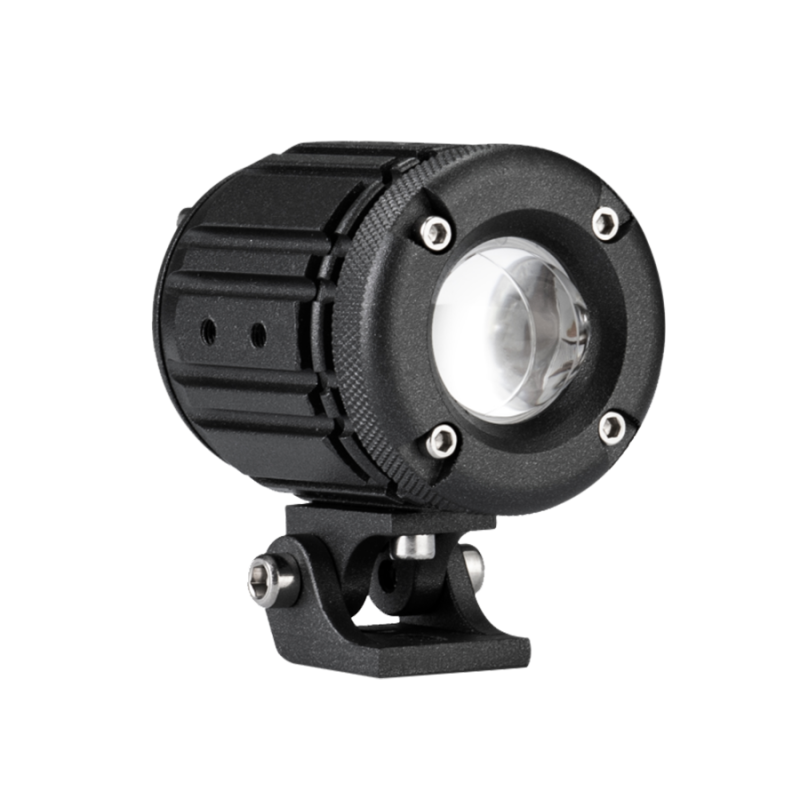 DJ715CROSS OFF ROAD FARO DE LED UNIVERSAL LUZ LED BLANCA Y AMBAR ESTABLE CON CAMBIO DE LUZ 9V-36V 1 LED - 18 WATTS - JUEGO DE 2 UNIDADES MEDIDAS 105*55(mm)