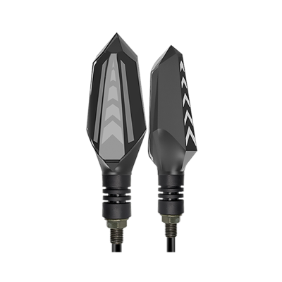 DJZXD1115W OFF ROAD FARO DE LED UNIVERSAL - LUZ DE GIRO GIRO PARA MOTO CON LUZ LED RUNNING AMBAR Y LUZ DE GIRO AMBAR 12V  - JUEGO DE 2 UNIDADES MEDIDAS 135*40*3