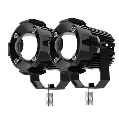 DJ715PRE OFF ROAD FARO DE LED UNIVERSAL LUZ LED BLANCA, AMBAR Y AZUL CON FUNCION ESTABLE  9V-36V 1 LED - 40 WATTS - JUEGO DE 2 UNIDADES MEDIDAS 36*56*47.8(mm)