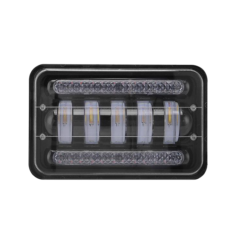 DJ5925PRE OFF ROAD FARO DE LED UNIVERSAL LUZ MULTILED BLANCA CON FUNCION ALTA Y BAJA  9V-36V 80 WATTS  MEDIDAS 5
