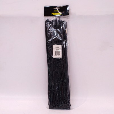 N900014 BOLSA DE PRECINTOS (100 UNIDADES) 400MM LARGO X 4.8MM ANCHO - 22KG COLOR NEGRO