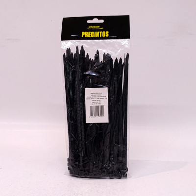 N900010 BOLSA DE PRECINTOS (100 UNIDADES) 200MM LARGO X 4.7MM ANCHO - 22K COLOR NEGRO 5