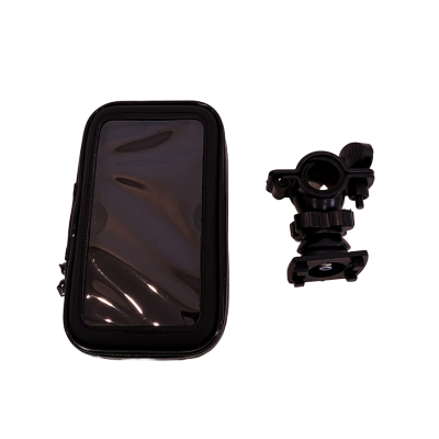 KB-SOP-021 ACCESORIO PARA CELULAR SOPORTE DE CELULAR PARA BICICLETAS Y MOTOS SCOOTER CON CIERRE Y SCREEN PROTECTOR,  ENGANCHE A MANUBRIO Y ROTACION 360 GRADOS 4