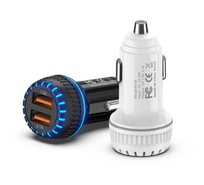 KB-CH-014 CARGADOR 12V CARGADOR 12V TOMA ENCENDEDOR 2 USB