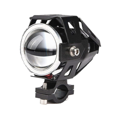 DJU710WFLASH OFF ROAD FARO DE LED UNIVERSAL LUZ LED BLANCA ESTABLE CON FUNCION FLASH Y OJO DE ANGEL VERDE Y ROJO 9V-36V 1 LED - 30 WATTS