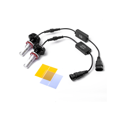 M8-H3-240 OFF ROAD KIT LED 8VA GENERACION 24000 LUMENS KIT DE LED H3 8VA GENERACION 12000 LUMENS POR LAMPARA 12V / 24V SIN COOLER