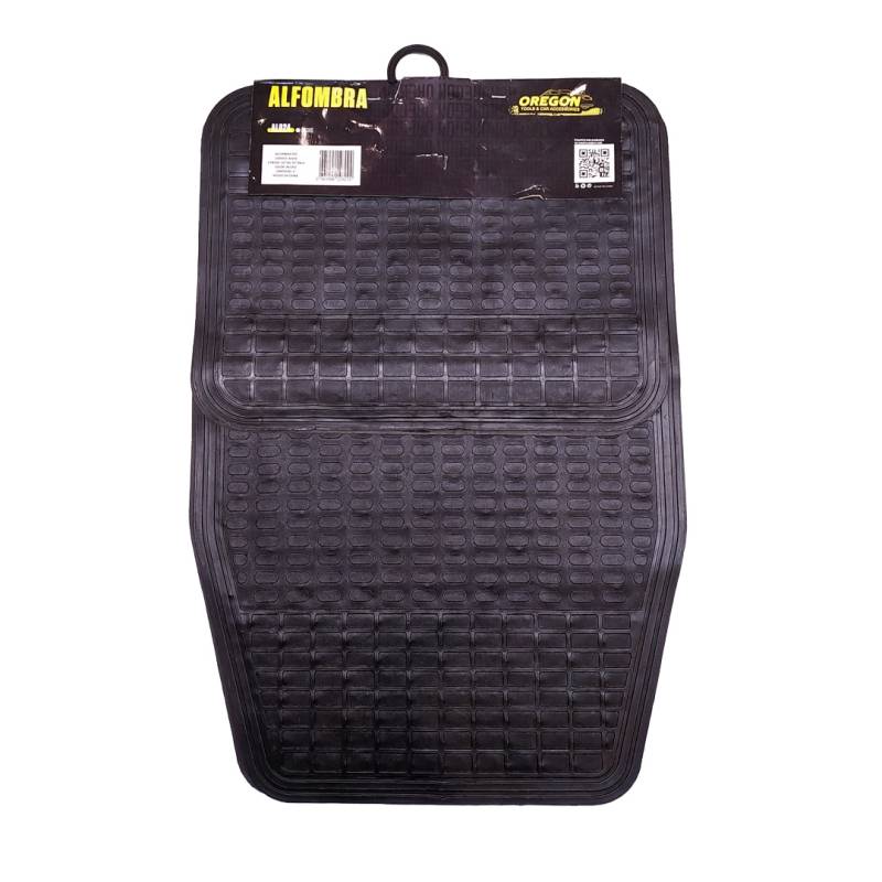 AL024 ALFOMBRA ECONOMICA ALFOMBRA PVC 4 PIEZAS NEGRO 7245 / 44.545