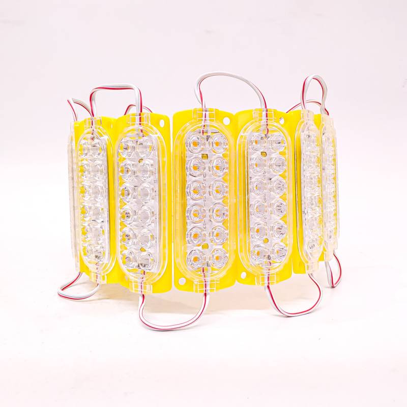 KD1390012YEW MODULO LED SMD 12 LED SMD AUTOADHESIVO 12V COLOR AMBAR 10CM X 3CM 0