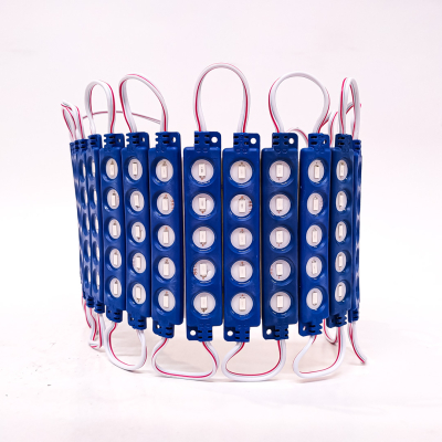 KD1390224BLU MODULO LED COB 5 LED COB CIRCULAR AUTOADHESIVO 24V COLOR AZUL 7CM X 1,5CM