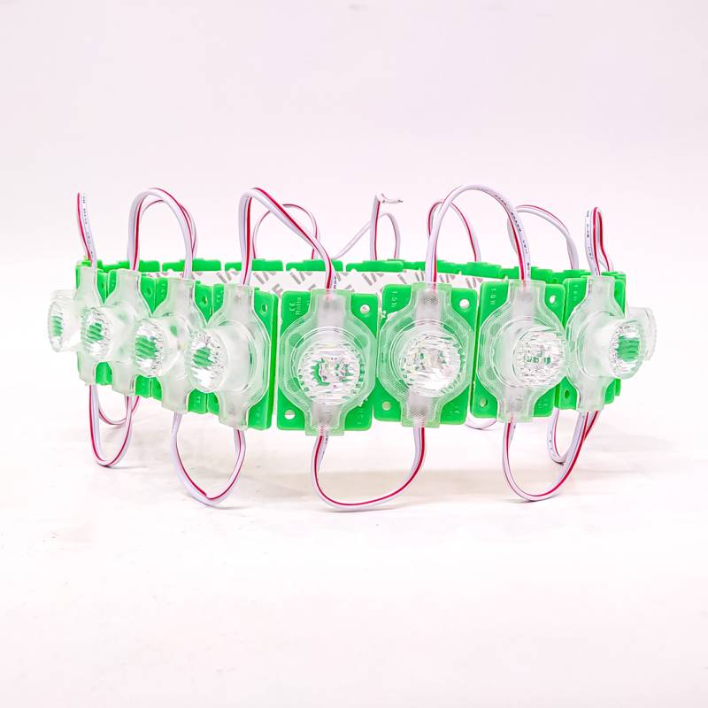 KD1390124VER MODULO LED SMD 1 LED SMD CON LUPA AUTOADHESIVO 24V COLOR VERDE 4,5CM X 3CM 0