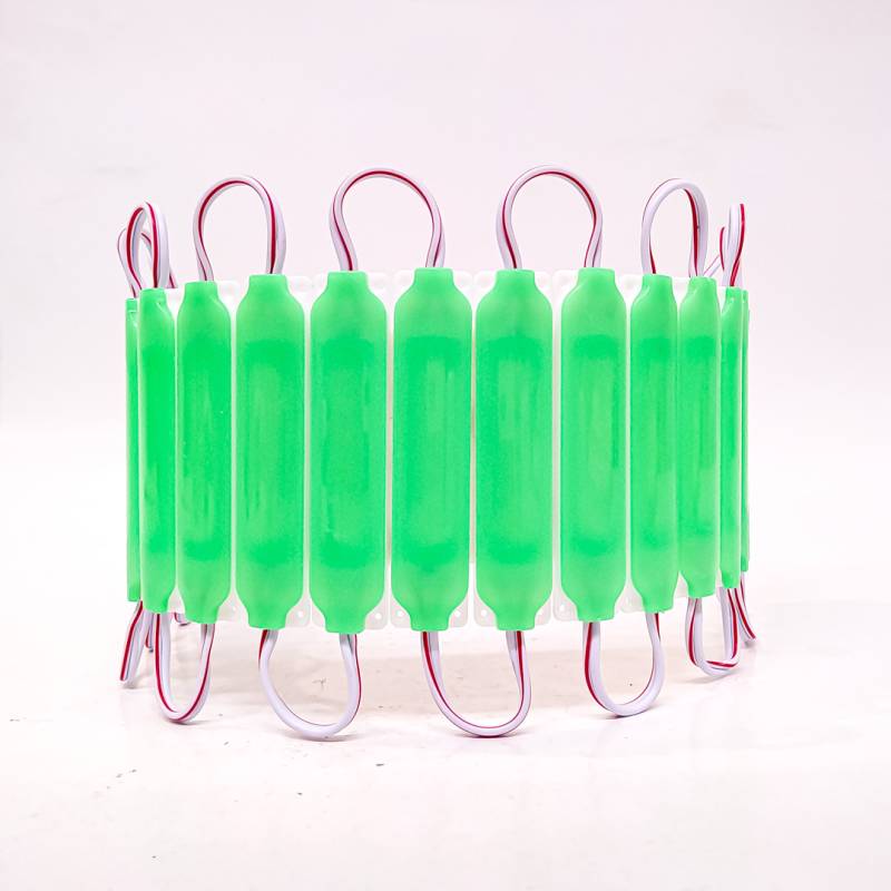 KD1390324VER MODULO LED COB PLACA LED COB FUME AUTOADHESIVO 24V COLOR VERDE 7CM X 1,5CM