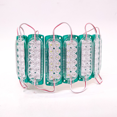 KD1390012VER MODULO LED SMD 12 LED SMD AUTOADHESIVO 12V COLOR VERDE 10CM X 3CM 0