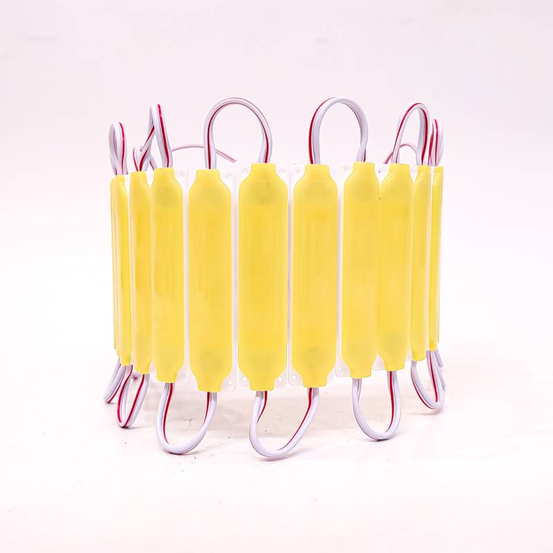 KD1390324YEW MODULO LED COB PLACA LED COB FUME AUTOADHESIVO 24V COLOR AMBAR 7CM X 1,5CM