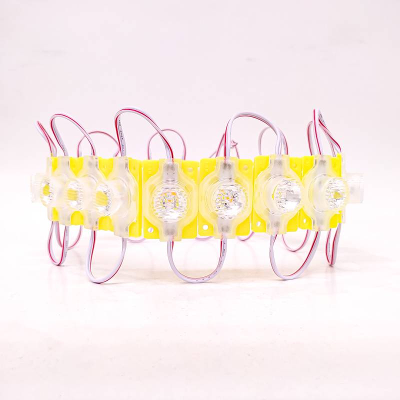 KD1390124YEW MODULO LED SMD 1 LED SMD CON LUPA AUTOADHESIVO 24V COLOR AMBAR 4,5CM X 3CM