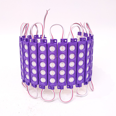 KD1390212PURP MODULO LED COB 5 LED COB CIRCULAR AUTOADHESIVO 12V COLOR VIOLETA 7CM X 1,5CM