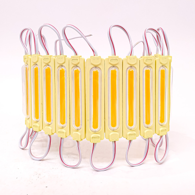 RICO24AMAMAX MODULO LED COB PLACA LED COB AUTOADHESIVO 24V COLOR AMBAR 8,5CM X 2CM