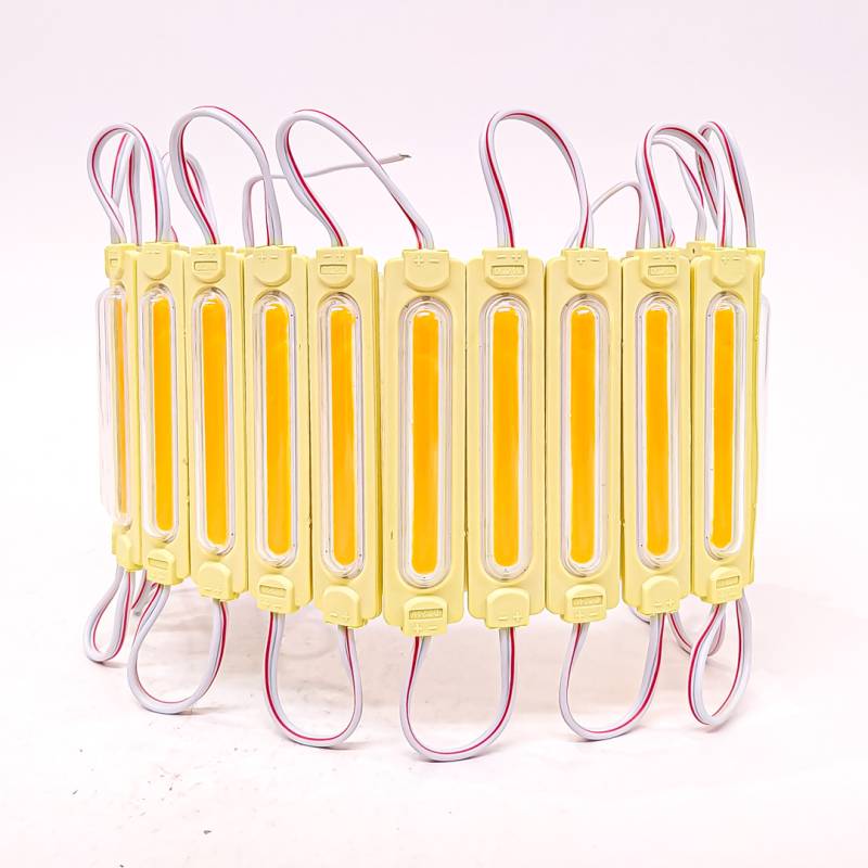 RICO24AMAMAX MODULO LED COB PLACA LED COB AUTOADHESIVO 24V COLOR AMBAR 8,5CM X 2CM