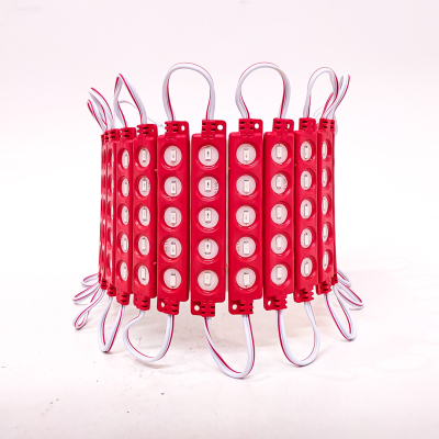 KD1390224RED MODULO LED COB 5 LED COB CIRCULAR AUTOADHESIVO 24V COLOR ROJO 7CM X 1,5CM